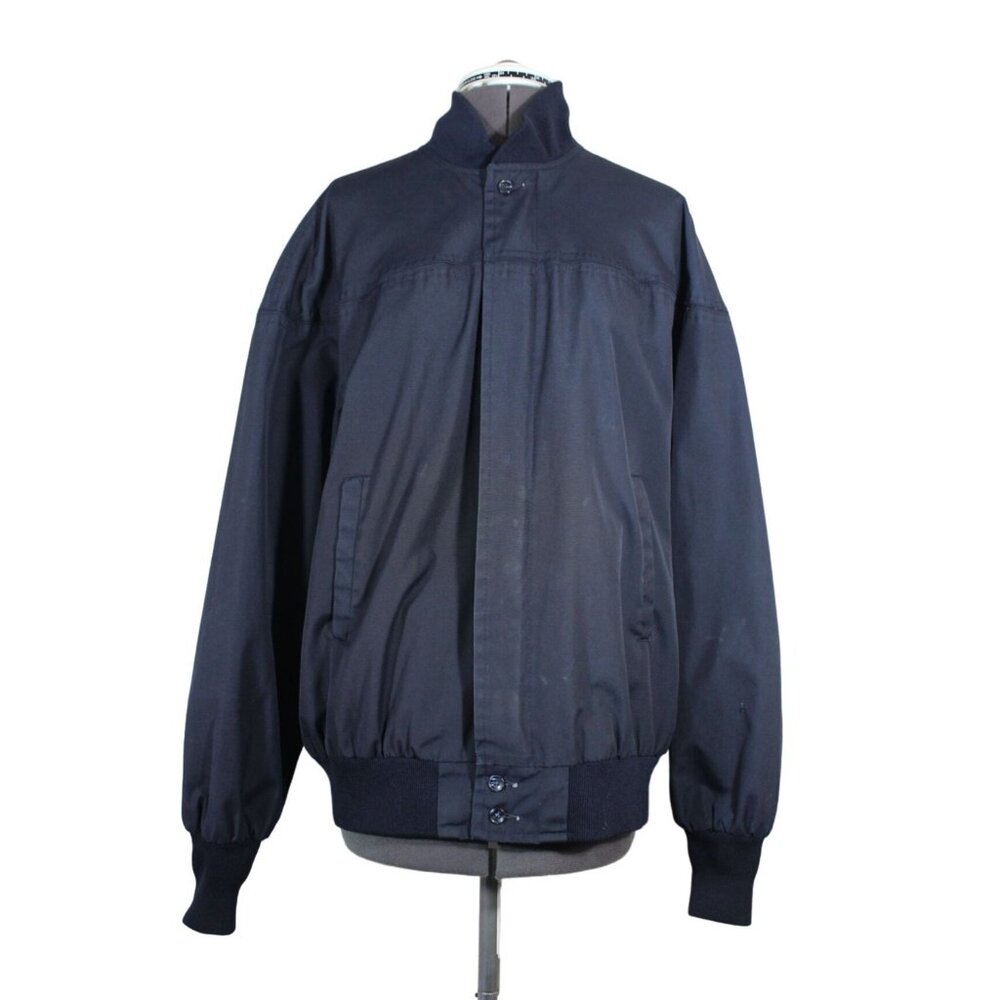 Woolrich men's vintage‎ plaid lined lightweight outdoor bomber jacket L FLAWS